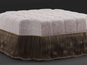MARGE CARSON Coronado Ottoman Model 3D