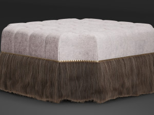 MARGE CARSON Coronado Ottoman Model 3D