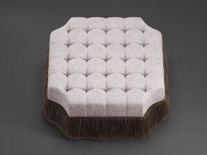 MARGE CARSON Coronado Ottoman Model 3D