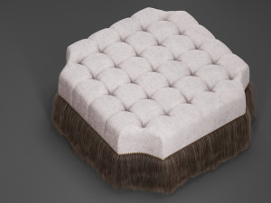 MARGE CARSON Coronado Ottoman Model 3D
