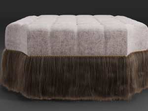 MARGE CARSON Coronado Ottoman Model 3D