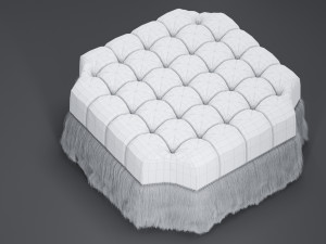 MARGE CARSON Coronado Ottoman Model 3D