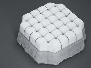 MARGE CARSON Coronado Ottoman Model 3D