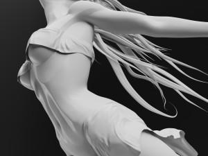 Sculpture Female -Born Within- Modèle 3D
