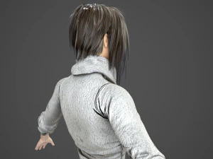 Female Woman Character Kenzie 35 Poses Mega Pack 3D Model