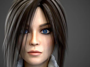 Female Woman Character Kenzie 35 Poses Mega Pack 3D Model