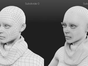 Female Woman Character Kenzie 35 Poses Mega Pack 3D Model