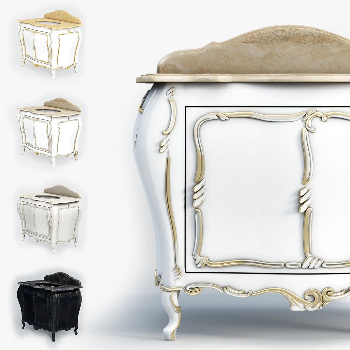 BIANCHINI and CAPPONI 8568 3D Model .c4d .max .obj .3ds .fbx .stl .blend 