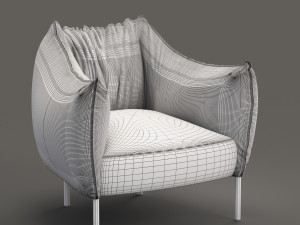 MEXO Chicken armchair 3D 모델