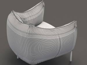 MEXO Chicken armchair 3D 모델