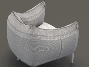 MEXO Chicken armchair 3D Model