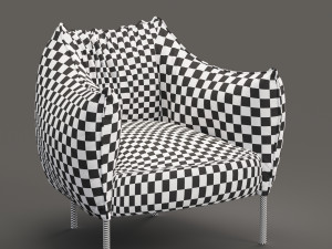 MEXO Chicken armchair 3D 모델