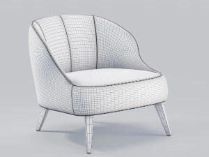 MEXO Dorota chair 3D Model