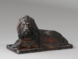 Lion Sculpture Cast iron Model 3D