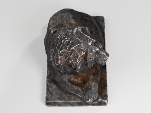 Lion Sculpture Cast iron Model 3D