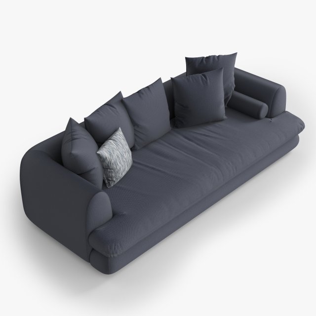 MEXO White Fox Sofa Modèle 3D .c4d .max .obj .3ds .fbx .stl .blend 