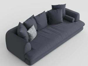 MEXO White Fox Sofa 3D Model