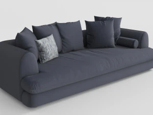 MEXO White Fox Sofa 3D Model