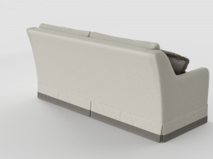 CENTURY Corrie Skirted Sofa 3D Model