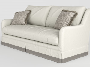 CENTURY Corrie Skirted Sofa 3D Model