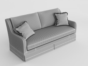 CENTURY Corrie Skirted Sofa 3D Model