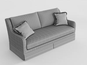 CENTURY Corrie Skirted Sofa 3D Model