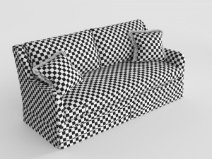 CENTURY Corrie Skirted Sofa 3D Model