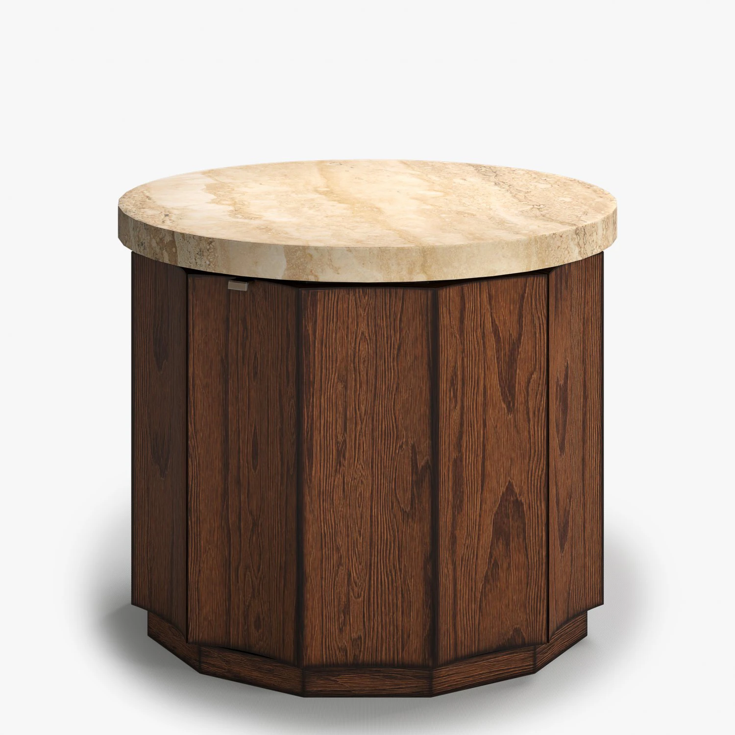 LEXINGTON Glendora Drum Table 3D Model .c4d .max .obj .3ds .fbx .stl .blend 