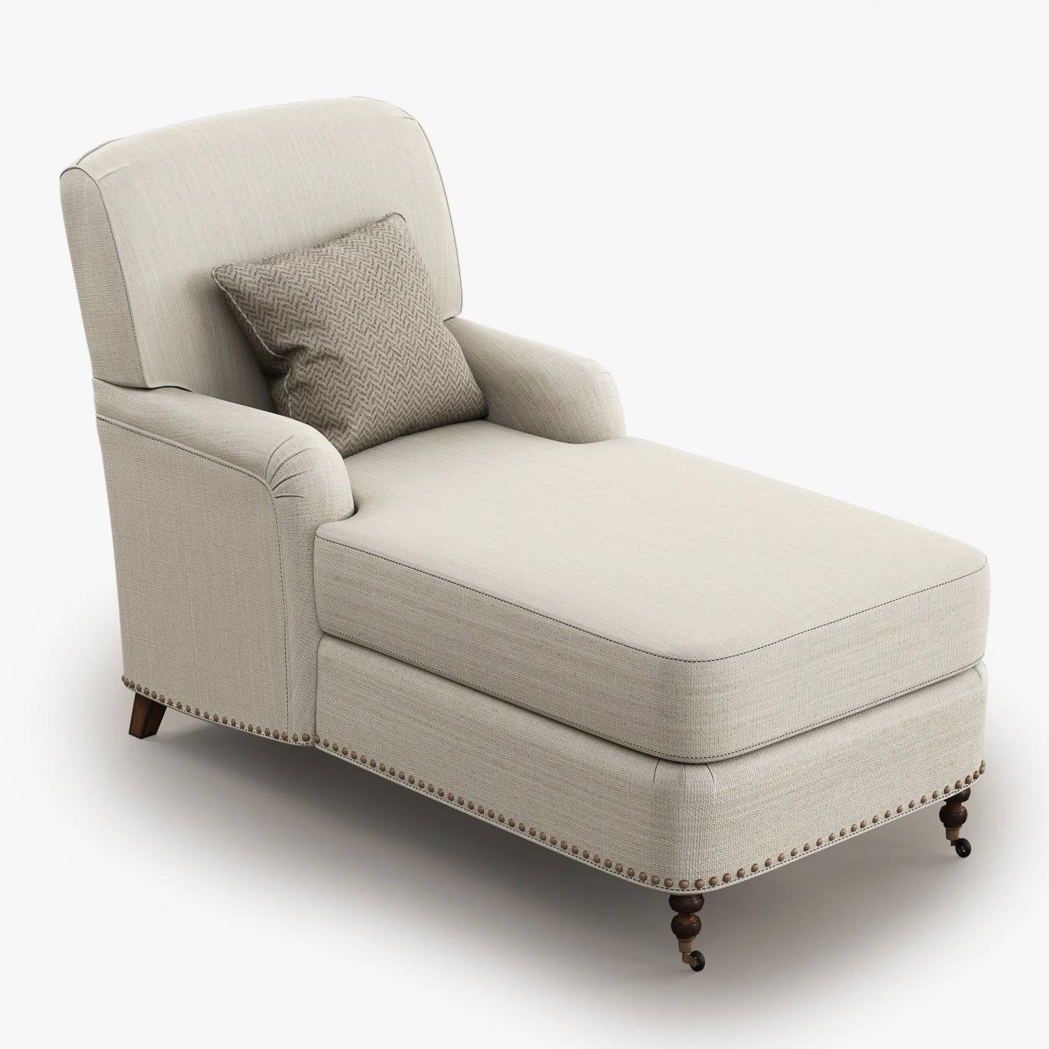 TAYLOR KING Kennedy Chaise 3D Model .c4d .max .obj .3ds .fbx .stl .blend 