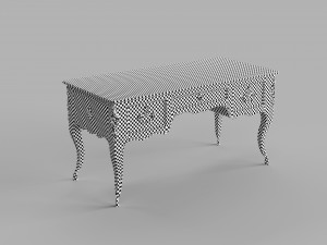 MOISSONNIER Regency Writing Desk 3D Model