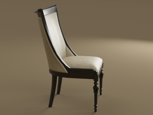 Century Furniture Wellington Court Side Chair 309-541 Modèle 3D