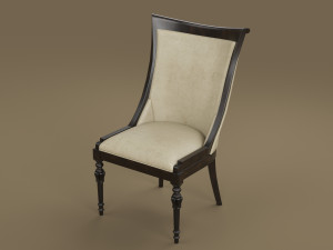Century Furniture Wellington Court Side Chair 309-541 Modèle 3D