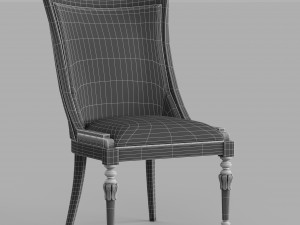 Century Furniture Wellington Court Side Chair 309-541 Modèle 3D