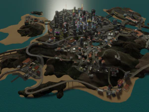 CyberCity2080 3D Model