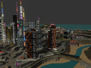 CyberCity2080 3D Model
