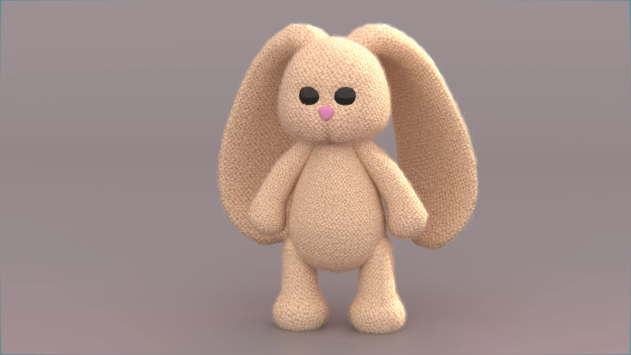 Bunny 3D Model .c4d .max .obj .3ds .fbx .stl .blend 