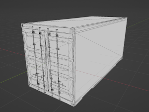 Shipping container 3D Model