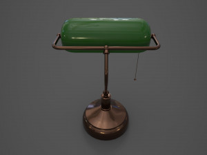 Banker Lamp 3D-Modell