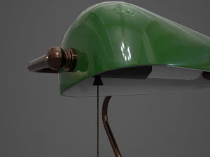 Banker Lamp 3D Model