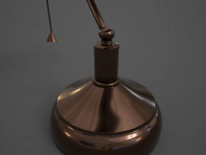 Banker Lamp 3D Model