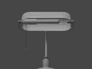 Banker Lamp 3D Model