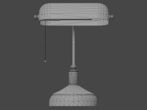 Banker Lamp 3D Model