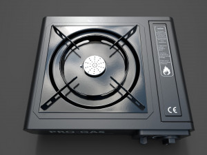 Portable gas stove Modelo 3D