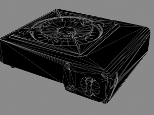 Portable gas stove Modelo 3D