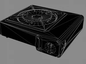 Portable gas stove 3D Model