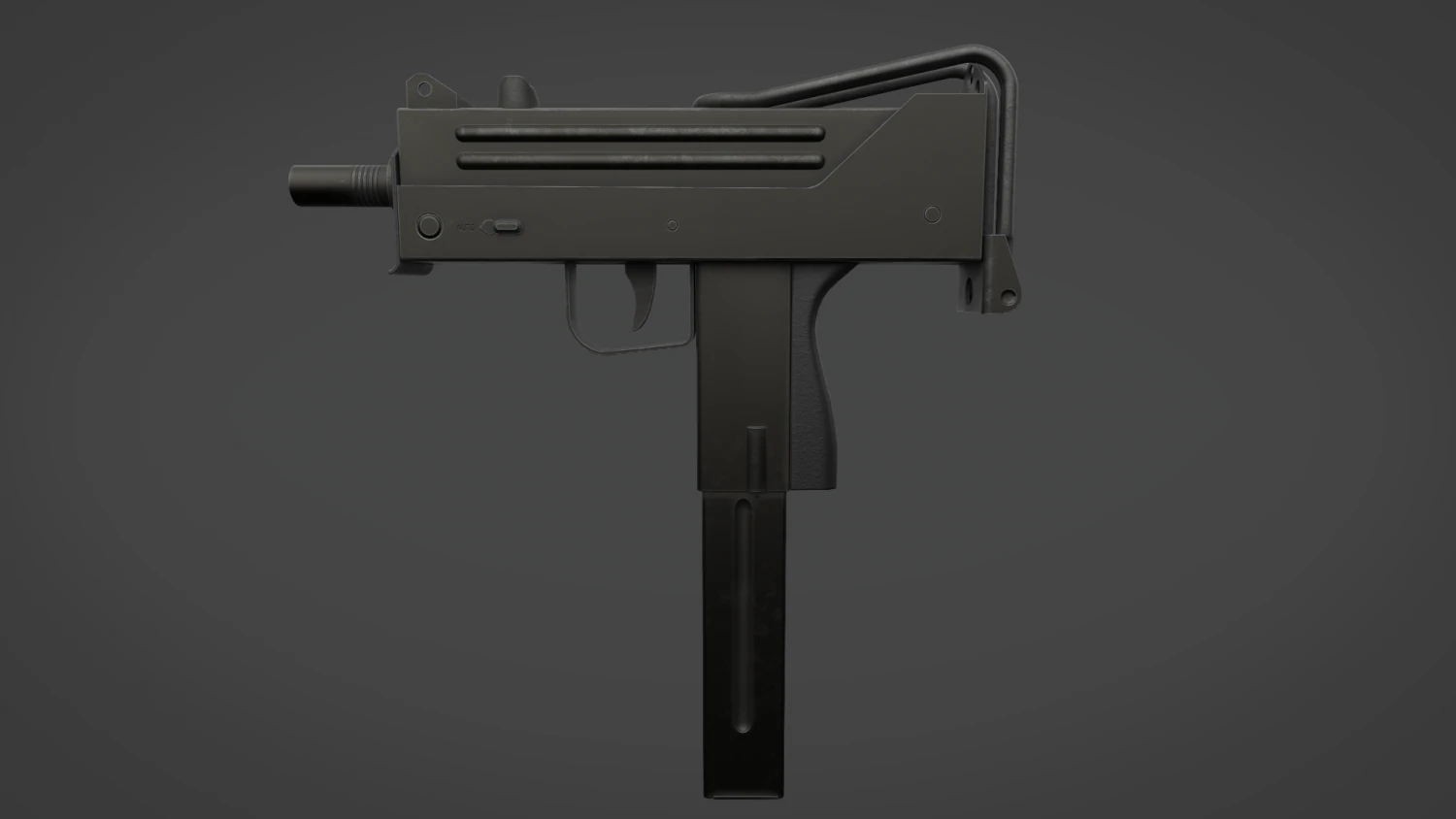 MAC - 10 3D Model .c4d .max .obj .3ds .fbx .stl .blend 