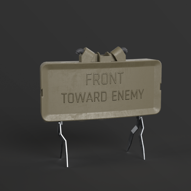 Claymore Modèle 3D .c4d .max .obj .3ds .fbx .stl .blend 
