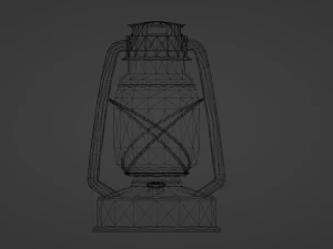 Oil Lamp 3D Model