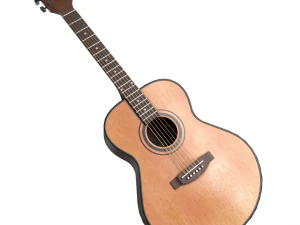 Akustik Gitar 3D Model