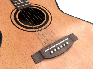 Acoustic Guitar 3D Model